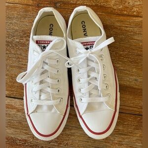 Converse Chuck Taylor All Star Sneakers White Low Top Casual Canvas Unisex M6 W8